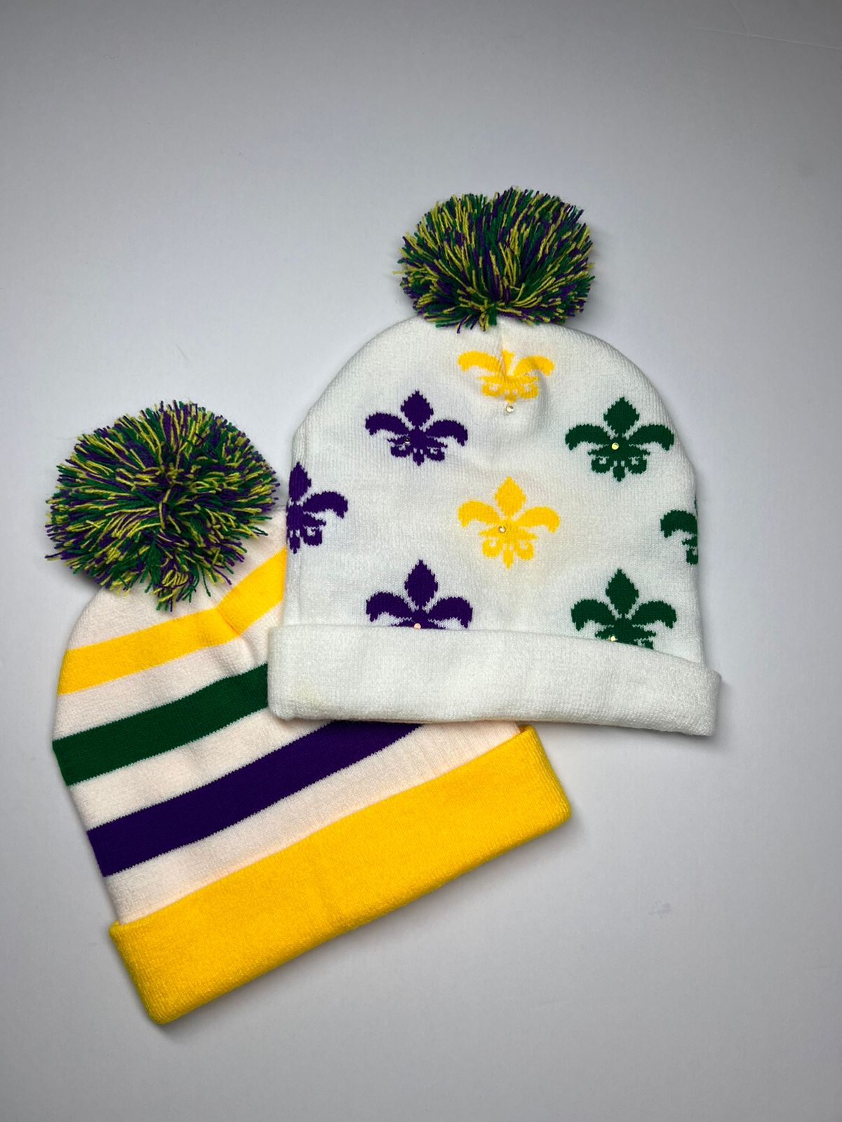 One-of-a-Kind Light-Up Knit Caps!