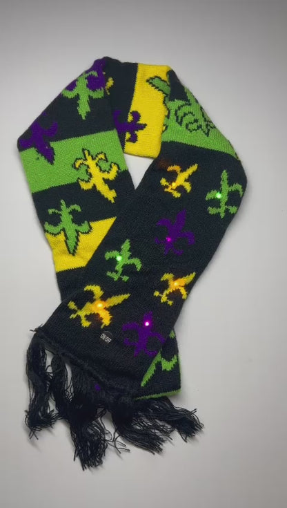 Mardi Gras Light-Up Scarves!